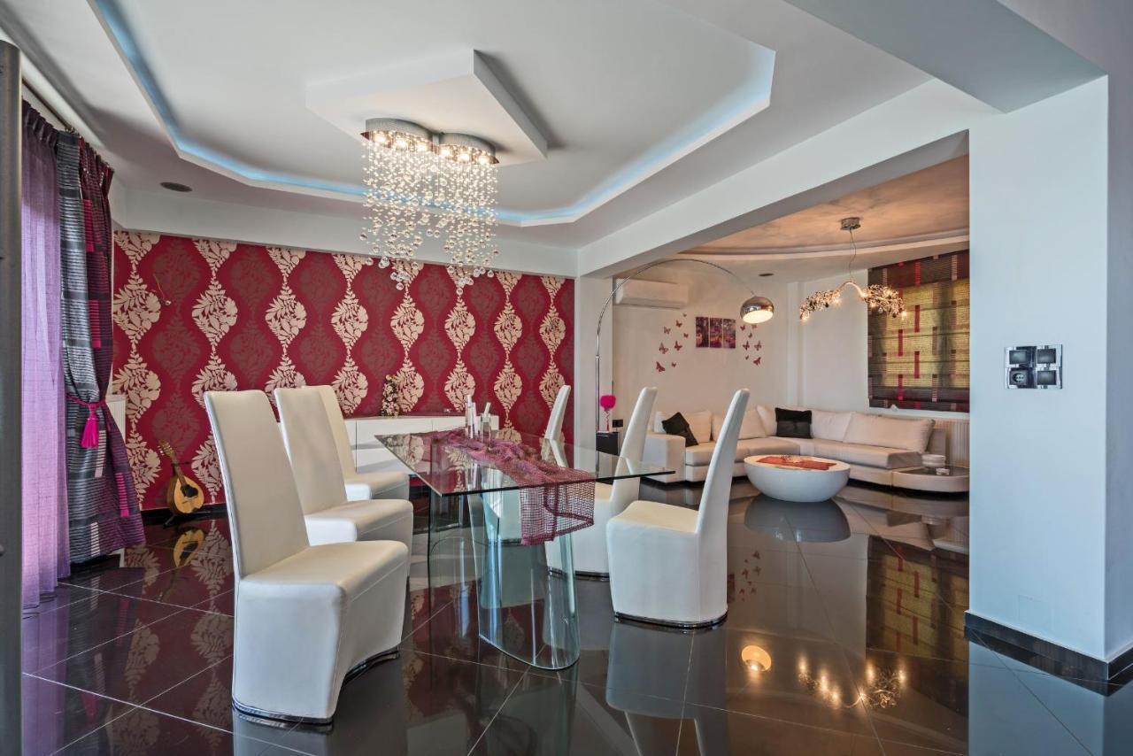 Alkistis Villa With Amazing Sea View Maroulas Exterior photo