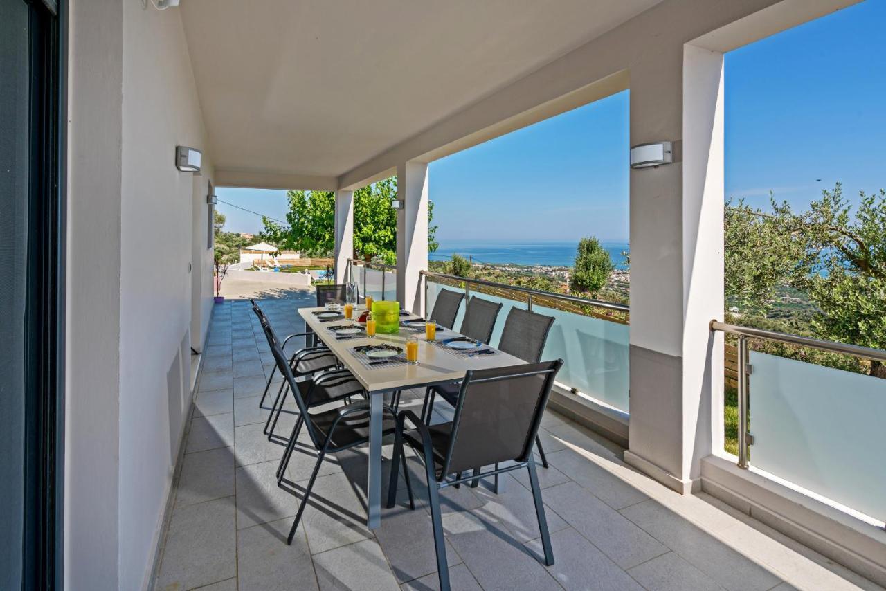 Alkistis Villa With Amazing Sea View Maroulas Exterior photo