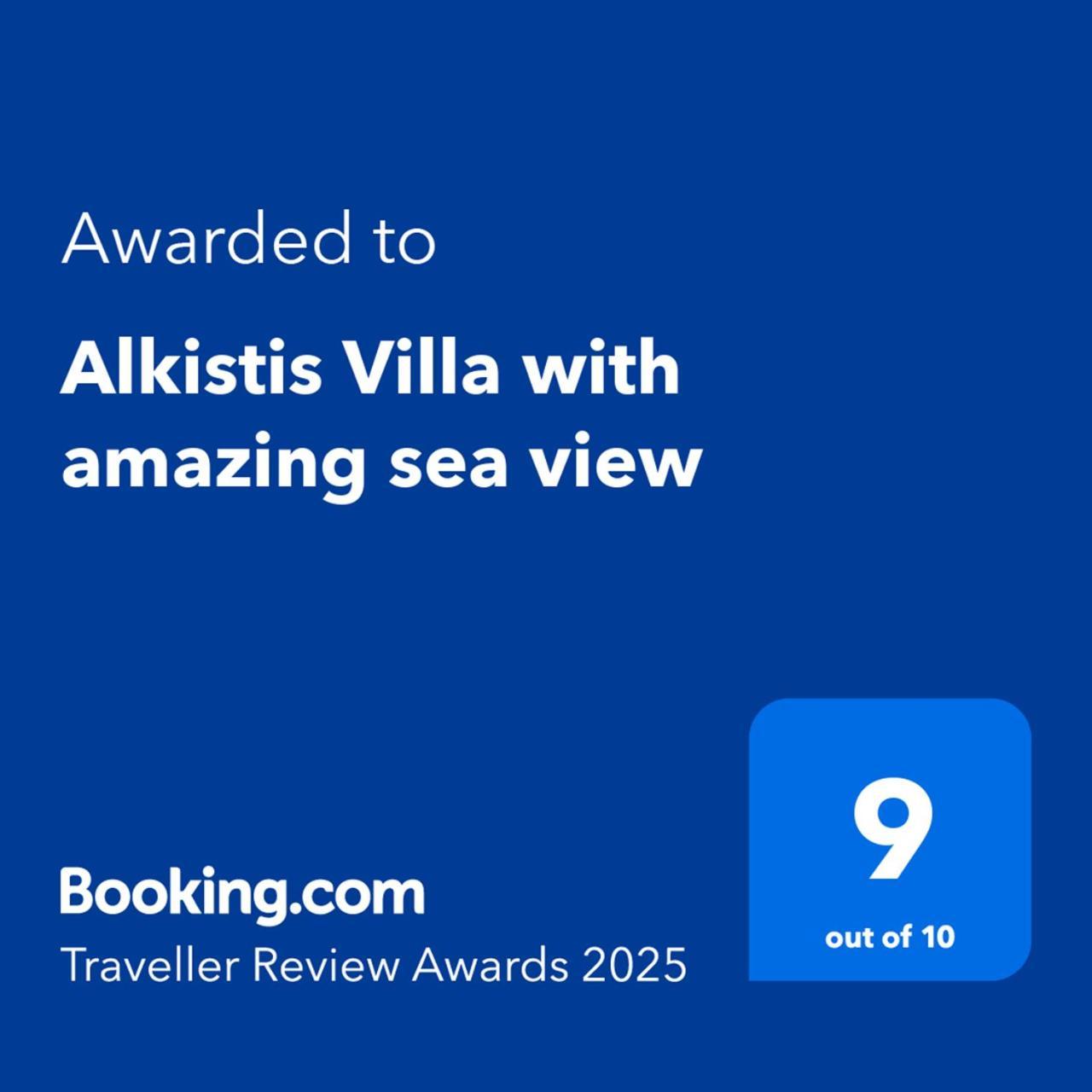 Alkistis Villa With Amazing Sea View Maroulas Exterior photo